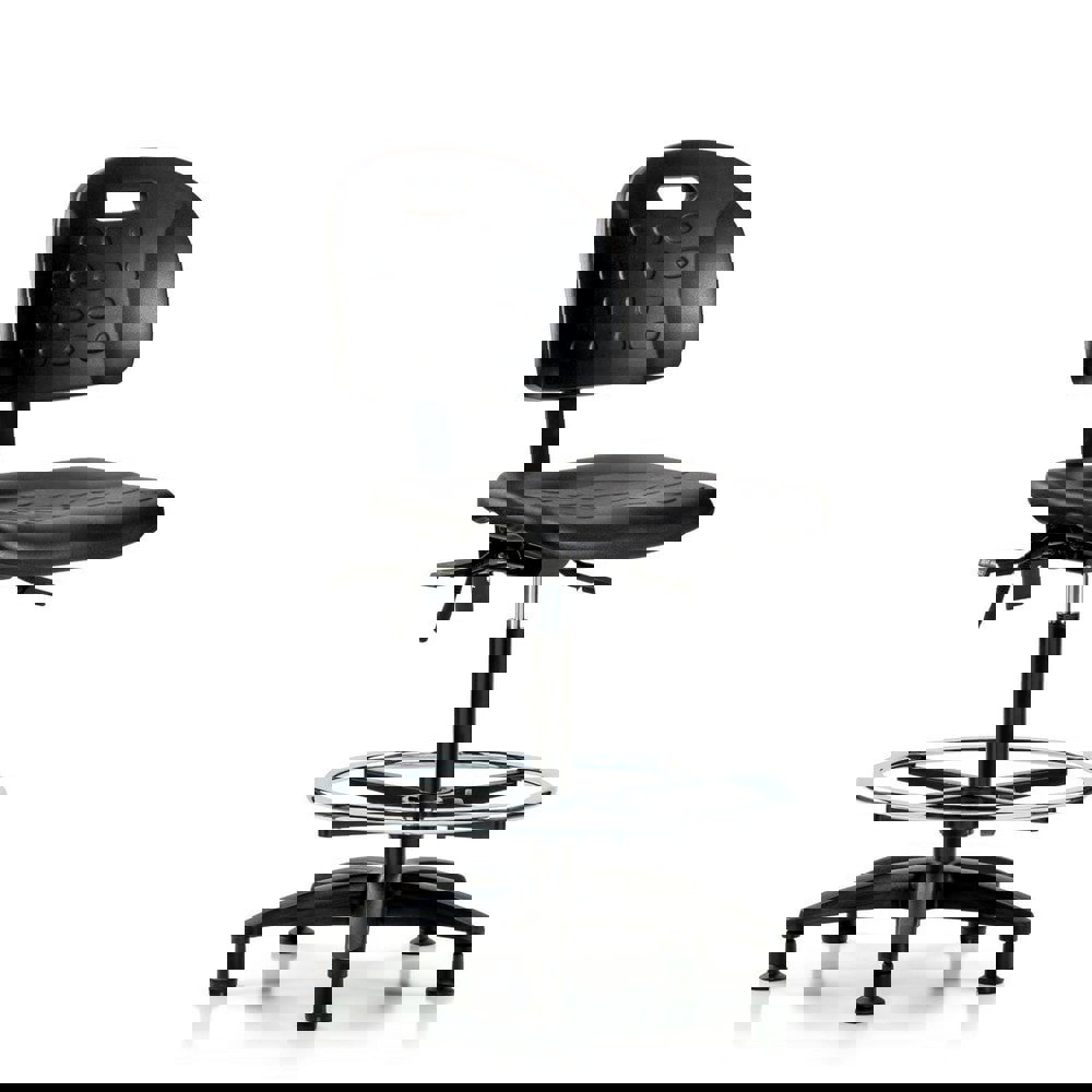 Task Chair: Polyurethane, Black